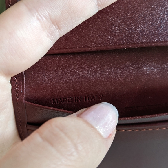 Vintage Cartier Bordeaux Leather Wallet - Picture 6 of 6